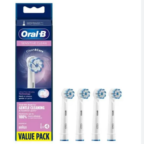 Oral-B Sensitive Clean Replacement Heads 4's